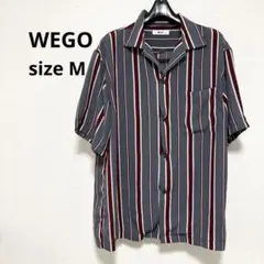 WEGO ストライプ 半袖シャツ Mのサムネイル