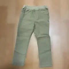 キッズ ロングパンツ 100cm カーキ