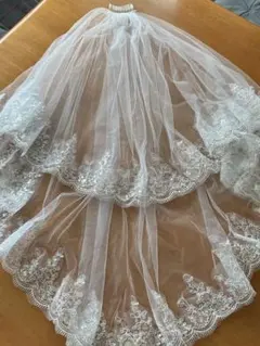 ホワイトチュールウェディングベール
