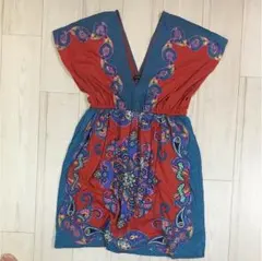 ヒッピーなチュニックボヘミアンアジアンネイティブ スパイラルガール