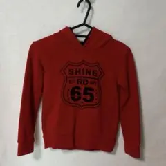 RAD CUSTOM 赤 パーカー 120cm