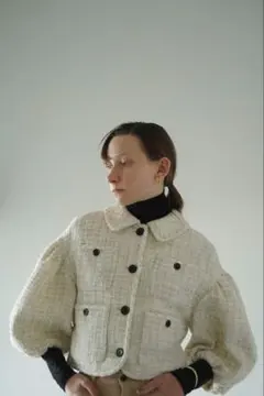 ツイード ピーコート