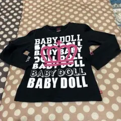 BABY DOLL ミッキーマウス　長袖Tシャツ 120サイズ 黒