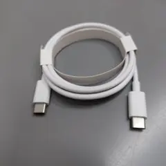 未使用品　USB-C 充電ケーブル ホワイト 1m
