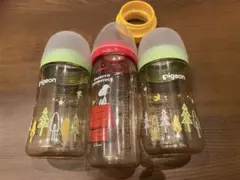 Pigeon スヌーピー 哺乳瓶 240ml 3本セット　おまけつき