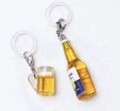 【おまとめ割あり】　めじるしアクセサリー　ビール　ビールジョッキ　2個セット