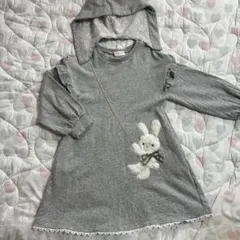 メゾピアノ　うさぎ　ワンピース　120