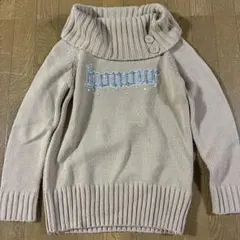 J-honey ベージュ ニットセーター 長袖