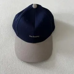 Too Sunday キャップ ネイビー ベージュ 54cm