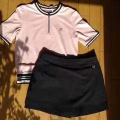 【新品未使用】FILAフィラ シャツ＆パンツスカートセットアップ/ゴルフテニス
