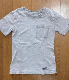 H&M エイチアンドエム　Tシャツ　キッズ　グレー　130 半袖