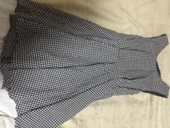 evelyn ギンガムチェック ノースリーブワンピース