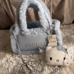 【新品未使用】SNIDEL ハンドバッグ HELLO KITTYライトブルー