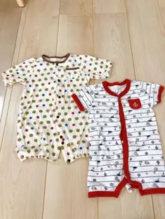 ロンパース2点セット 50-60cm