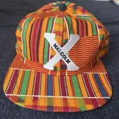 X MALCOLM アフリカンプリントキャップ