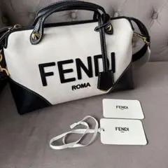 FENDI バイザウェイ　ショルダーバッグ ベージュ/ブラック
