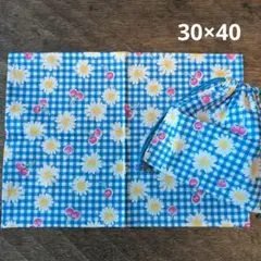 給食セット 30×40 女の子 花柄