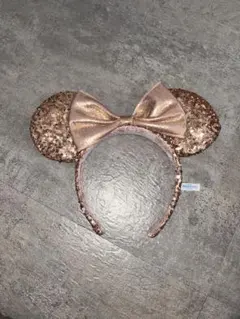ミッキー耳カチューシャ ローズゴールド ディズニー