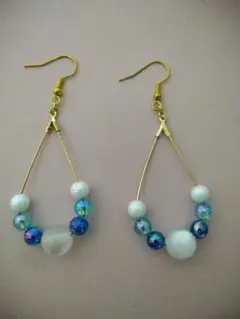 ハンドメイドピアス　No.７