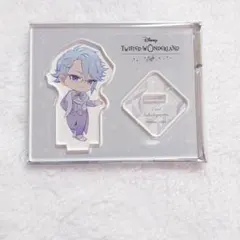 アズール　プラチナジャケット　ミニアクリルスタンド　オーマイカフェ　ツイステ