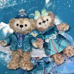 ファインドユアビューティフルブルー　ぬいぐるみバッジ　ダッフィー シェリーメイ