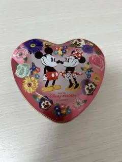 東京ディズニーリゾート ミッキー ミニー ハート型缶