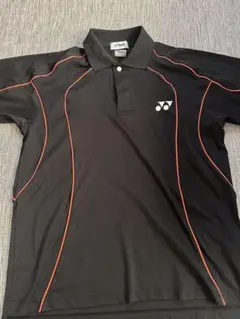 YONEX バドミントン ポロシャツ ブラック/オレンジ 埼玉栄