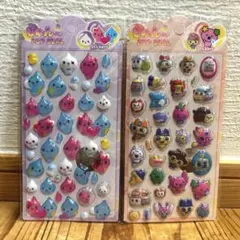 しずくちゃん たまごっち ぷくぷくシール 平成 レトロ ポップシール