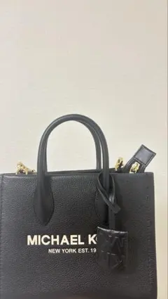 未使用級　マイケルコース ミレラ 黒 ミニバッグ　ブラック