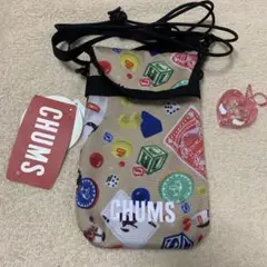 CHUMSチャムス　リサイクルロープフォンショルダーバッグサコッシュ トイズ柄
