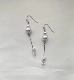 （114）ハンドメイドアクセサリー　シルバーピアス