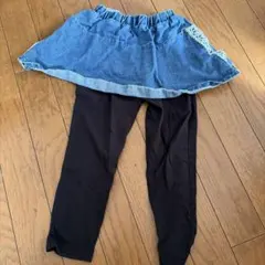 デニムスカートとレギンスセット 105-115cm