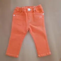 サニーランドエスケープ　オレンジ　8分丈　パンツ　90cmのサムネイル