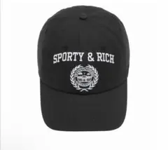 sporty&rich キャップ 帽子 Wellness コーデュロイ ネイビー - メルカリ