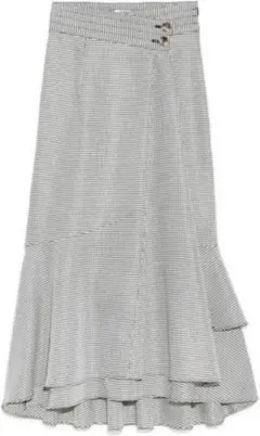 snidel Sustainableウエストデザインマーメイドスカート