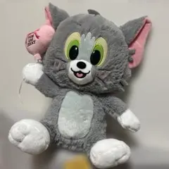 トムとジェリー ハートバルーンBIGぬいぐるみ グレー