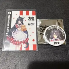 ウマ娘 マンハッタンカフェ 缶バッジ KFCコラボ - メルカリ