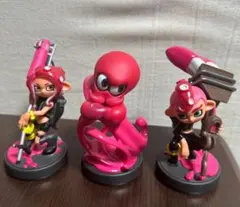 amiibo スプラトゥーン　タコ、タコガール、タコボーイ