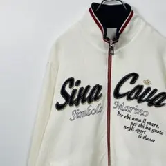 SINACOVA シナコバ　ニットジャケット ダブルジップアップ コットン　LLのサムネイル