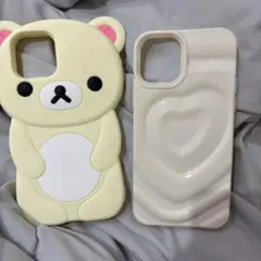 コリラックマ iPhone12 ケース、ハートケース