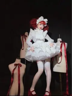 Catcocoon ホワイト ロリータ セットアップ - メルカリ