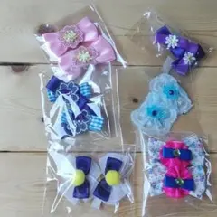 ペットちゃん用ヘアゴム６個セット