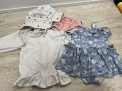 petit main 花柄ワンピース水着