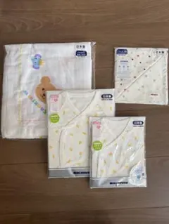 MIKIHOUSE 新生児 肌着 タオル ガーゼ セット