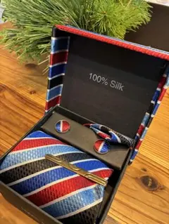 シルク100%ネクタイセット B144