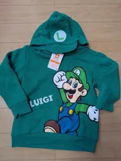 新品未使用☆スーパーマリオ ☆ルイージなりきり パーカー