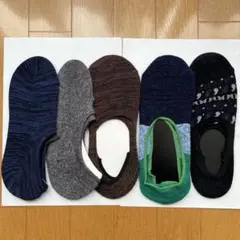 メンズ スニーカーソックス 5足セット