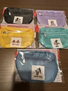 キリンオリジナルディズニーリストバンドポーチ　 5種類セット　本日価格