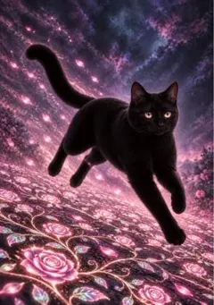 猫 デジタルアート 写真L版 1枚サンプル118