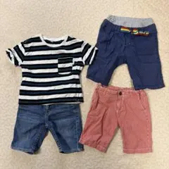 キッズ服セット Tシャツとショートパンツ